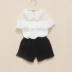 Cô gái tay ngắn 2019 Mới cho trẻ em mặc Nữ Lớn Trẻ em Mùa hè Áo trắng Hàn Quốc Áo len cho trẻ em - Áo thun áo phông điệu cho bé gái Áo thun