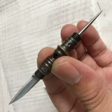 Универсальный латунный брелок, маленький складной нож, невидимый портативный комплект