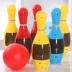 Trẻ em 3d âm thanh đầy màu sắc và ánh sáng bowling phim hoạt hình câu đố thể dục thể thao đồ chơi cha mẹ trẻ em trò chơi đồ chơi bowling - Quả bóng bowling