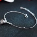 S925 sterling bạc chuyển chuông nhỏ vòng chân nữ phiên bản tiếng Hàn của gia đình Sen đơn giản tên gió sinh viên trang sức quà tặng sinh nhật lắc chân vàng trắng Vòng chân