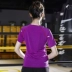 Châu âu và Mỹ gió chuyên nghiệp nhanh chóng làm khô phân khúc nhuộm thể thao T-Shirt nữ tập thể dục ngắn tay nhanh khô chạy phòng tập thể dục phản quang thoáng khí