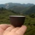 4 包邮 Cát tím Kung Fu cốc nhỏ màu đen và trắng cốc chống miệng cốc nhỏ kèn Kung Fu bộ tách trà gia đình - Trà sứ bộ ấm pha trà hoa cúc Trà sứ
