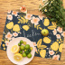 Bắc Âu Mỹ Mục Vụ Flower Ou ins bữa ăn đơn giản phương Tây pad coaster mat cách nhiệt pad thảm thảm bàn trà - Khăn trải bàn khăn lót bàn ăn Khăn trải bàn