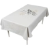Mỹ màu đen và trắng ins bảng vải khăn trải bàn khăn trải bàn tròn hình chữ nhật bàn cà phê vải phòng khách phòng ăn với bìa khăn vải Khăn trải bàn