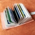 Gói thẻ của phụ nữ retro hit thẻ màu bộ ladies nhỏ mini chủ thẻ kinh doanh đa thẻ ngân hàng gói thẻ với thẻ ID