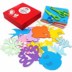 Mẫu giáo của nhãn hiệu cắt giấy trẻ em DIY vật liệu nghệ thuật sáng tạo sản xuất 3-5-7 tuổi đồ chơi trẻ em bằng kéo Handmade / Creative DIY