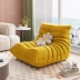 Sofa sâu bướm tùy chỉnh 
            ban đầu da lộn lười ban đầu phòng khách căn hộ nhỏ có thể nằm trên ban công ghế đơn lưới màu đỏ giải trí đơn giản