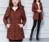 2018 mới chống mùa xuống bông dài- tay áo bông phụ nữ kích thước lớn áo khoác bông áo khoác giải phóng mặt bằng đặc biệt quần áo mùa đông Bông
