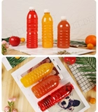 Квадратная пластиковая прозрачная бутылка, 500 мл, 250 мл