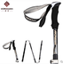 Mát mẻ carbon trekking cực gấp sợi carbon khóa 5 phần siêu nhẹ siêu ngắn telescopic mía điều chỉnh với gói thanh gậy leo núi Gậy / gậy