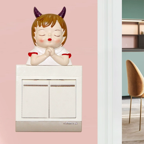 Современный и минималистичный переключатель, высококлассный трехмерный креативный модный защитный чехол на стену, простой и элегантный дизайн