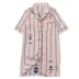 Bộ đồ ngủ nữ băng lụa mùa hè gợi cảm váy ngủ nữ mùa hè áo ngủ kích thước lớn dịch vụ tại nhà lụa ngắn tay 777W6eXF đồ bộ cao cấp Pyjama