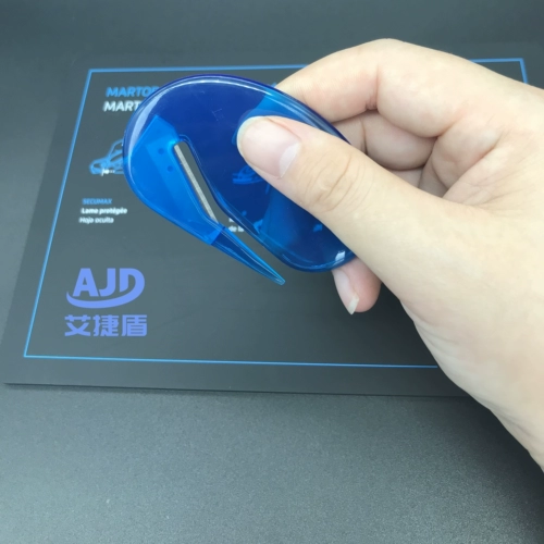 Безопасный боксерский нож запечатывает пластиковая пластиковая бумага -столовая -встроенная бумага.