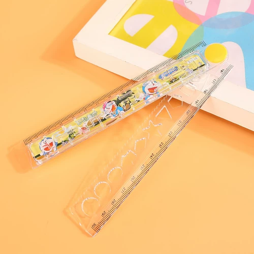 Складная универсальная линейка для школьников, мультяшные канцтовары, лабиринт, 30см