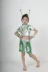 Ngày của trẻ em Khiêu vũ đường phố Jazz Dance Robot Trẻ em Trang phục Quần áo màu xanh lá cây Little Lotus Phong cách hạnh phúc Tưởng tượng trang phục hóa trang cho bé Trang phục