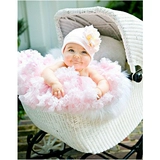 Детская удерживающая тепло шапка для девочек, хлопковый аксессуар для волос, США, в цветочек, 0-3 лет