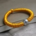 Số 6 Trung Quốc thắt nút dây 2MM cộng với dây chuyền vàng DIY dệt tay vòng tay vòng tay dây ngọc bích đỏ phụ kiện dây - Vòng đeo tay Clasp
