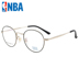 NBA3018 kính retro khung kính nghệ thuật tròn khung kính cận thị khung kính tròn khung kính mặt tròn - Kính khung kính mát nữ Kính khung