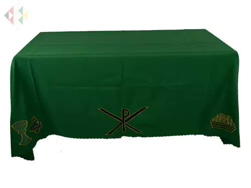 Святая столовая ткань Священная посуда, покрытая пылеустейкой, негабаритная скатерть