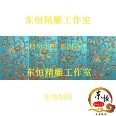 Скульптуры из песчаника 精雕图浮雕摇头花鸟窗子祠堂四季芙蓉菊花荷花牡丹月季下台板yrd1