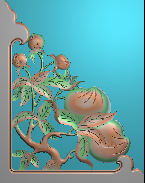 Резной картина персики цветок облако цветок персики облако долговечность экран пирсинг желаемый персики цветок цветок персик