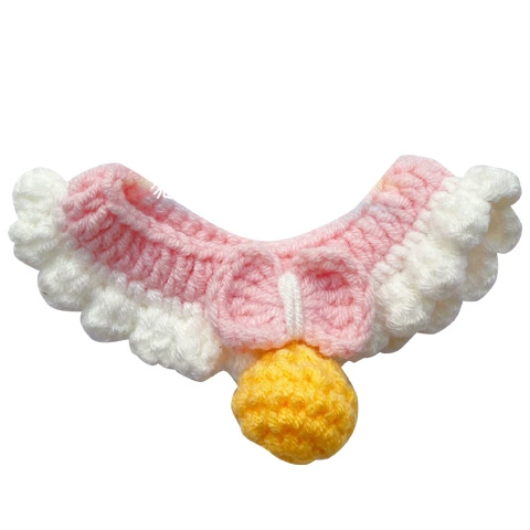 Плетеный мягкий чокер ручной работы, безвредная галстук-бабочка, милый аксессуар, шарф