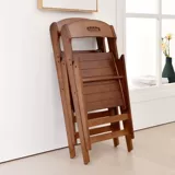 Толстый складной стул Портативный стул Nanta Bamboo Simple Dining Stable Mabrishing Loc -Back Стул Простой