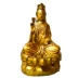 Thuyền tinh khiết Đồ trang trí Guanyin Tượng phật Guanshiyin tượng đồng nguyên chất Nanhai Guanyin chùa Phật phòng khách mở cửa và cúng dường trang tri phong khach Trang trí nội thất