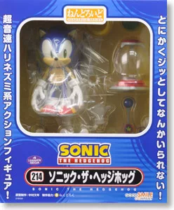 Японская версия Q версии глины сенгa Sega Nendoroid 214 Speed Speed Boy Hedgehog Hedgehog Holor Ultra -Мышь GSC