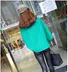 2018 mùa xuân và mùa thu áo len bảy điểm tay áo ngắn của phụ nữ đứng cổ áo áo nhỏ triều Hàn Quốc phiên bản của lỏng kích thước lớn Áo khoác ngắn
