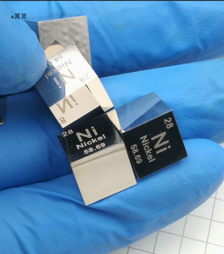 Зеркальный полировка никеля кубики металлические никель циклокар куб 10 мм Ni≥99,5%Коллекция элементов