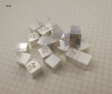 Металлическое серебро отполированное серебро кубики циклическое кубическое кубическое кубическое кубическое серебро ag ≥99,9% андеррайтинг