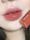 Korea amuse dewy lip glaze 06 gương nước ánh sáng thổi kèn son bóng mùa hè trơn màu trà sữa quế màu son 09 merzy xanh