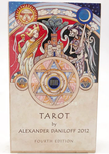 Импортированное подлинное Александр Данилофф 2012 Danilov Tarot Card (настоящее) 4 -е издание сумок