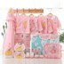 Đồ sơ sinh cho bé sơ sinh Bộ quà tặng cho bé Quần áo cotton mùa xuân và mùa thu đông 0-3 tháng 6 set hộp quà tặng quần áo sơ sinh Bộ quà tặng em bé