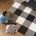 Nhật Bản nhập khẩu cao su- miễn phí thảm 100 loạt tự mồi thân thiện với môi trường nối thảm phòng khách phòng ngủ không trượt mat Thảm