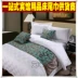 Khách sạn bộ đồ giường khách sạn cao cấp trải giường ba bộ giường đuôi giường cờ giường đuôi pad bảng cờ bán buôn drap giường mát lạnh Trải giường