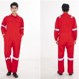 Весна и осенняя нефть все-коттона из цельной рабочей одежды мужская чистая хлопковая отражающая полоса с утолщенной анти-масштабной индивидуальной персоналом