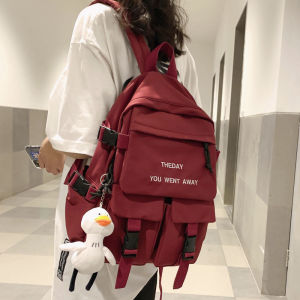 ins书包女2020新款韩版网红校园原宿初高中大学生背包日系双肩包