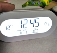 Часы, белый термогигрометр, термометр, гигрометр