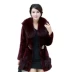 Đặc biệt hàng ngày áo lông nữ mới dài phần mỏng là phiên bản Hàn Quốc của Hained giả nước bờm áo khoác lông dài tay Faux Fur