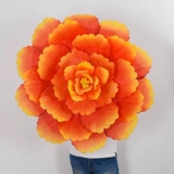 Пиони -цветочный зонтик цветы цветут процветающие танцевальные реквизиты для взрослых танцевальных сцен