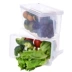 Tủ lạnh nhà bếp niêm phong giòn có tay cầm có nắp trong suốt bằng nhựa hộp lưu trữ thực phẩm hộp có nắp - Đồ bảo quản Đồ bảo quản