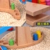 Cân quy mô đồ chơi trẻ em cân bằng của Montessori toán học mầm non đồ dùng dạy học mầm non học sinh bé giáo dục mầm non nói Đồ chơi bằng gỗ
