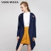 [Giá trị mùa thu và mùa đông] Thêu ve áo Vero Moda trong phần dài của áo len thắt eo | 317327507 áo dạ nữ dáng lỡ Accentuated eo áo