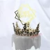 Ngày Valentine Ngọc trai Fringe Crown Lighted Seaweed Crown Ngày trang trí Nữ thần Trang trí bánh sinh nhật - Trang trí nội thất