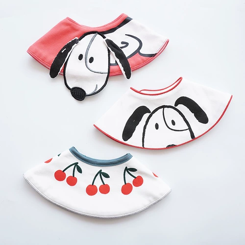 Милый слюнявчик, шарф, наряжаться, хорошо впитывает воду