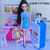 Búp bê Barbie 30cm Yangjia phụ kiện nhà đồ nội thất nhà bếp kết hợp cô gái trẻ em chơi đồ chơi búp bê phụ kiện búp bê đẹp Búp bê / Phụ kiện