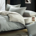 Nhật Bản- phong cách đơn giản hiện đại sọc bốn mảnh bông giường tấm, ba mảnh giường 4 mảnh quilt cover Bộ đồ giường bốn mảnh