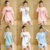 Phụ nữ mang thai mùa hè 2018 mới phụ nữ mang thai ngắn tay T-Shirt cotton dài lỏng từ bi phụ nữ mang thai áo khoác mùa hè shop đầm bầu đẹp Áo thai sản